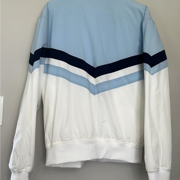 Hollister Men's Light Blue and White Windbreaker size M - Picture 2 of 6